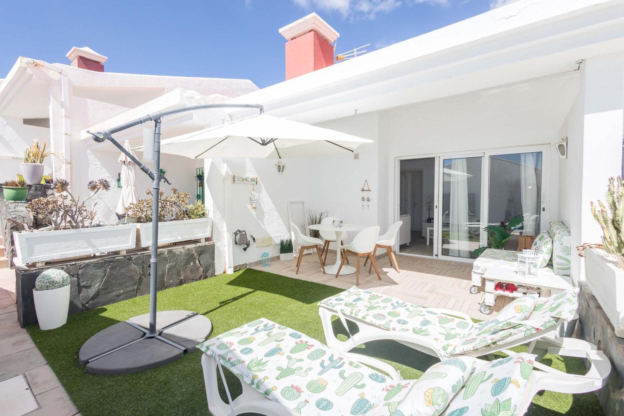 Playa Del Aguila Bungalow Con Terraza Solarium Маспаломас Экстерьер фото